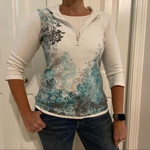 DRESSY PRINTED SWEATSHIRT